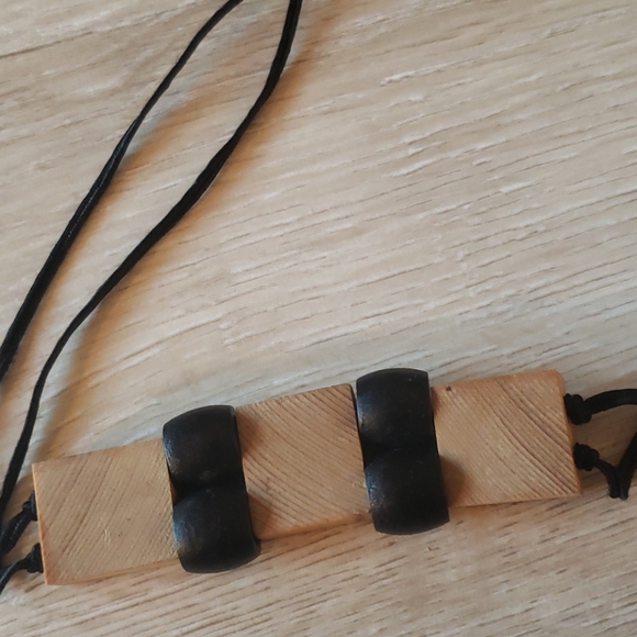 Vintage 90s wooden choker - Picture 4 of 4